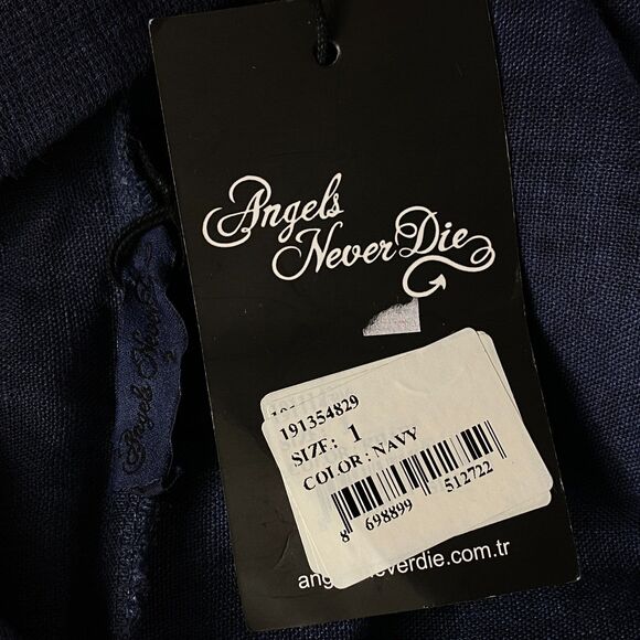 New Angels Never Die Lagenlook Grunge Button Detail Cardigan Women's Size Small - Picture 3 of 6